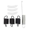 Washing Machine Suspension Spring Kit WP63907 Springs W10250667 Counterweight 285744 Tub Pad Complete Repair Set