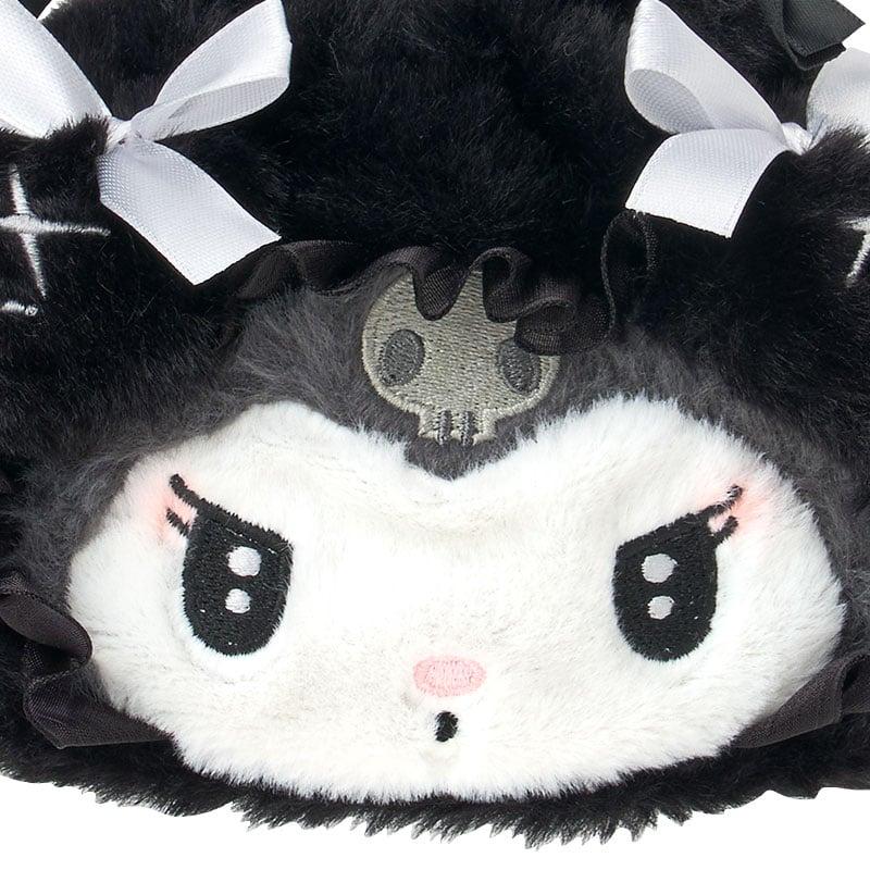 Пушистая плюшевая косметичка Sanrio KUROMI ( КУРОМИ в лунном свете ) Япония НОВИНКА