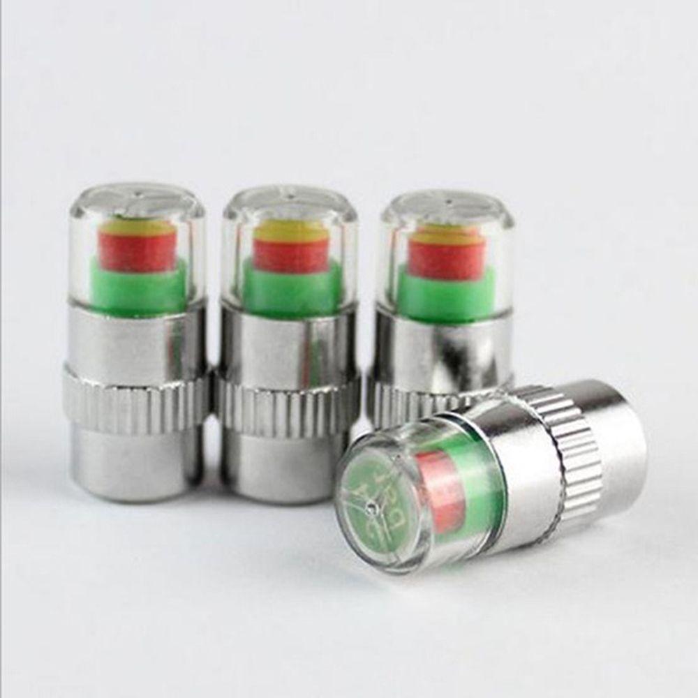 Warning Universal Visiable Air Alert Car Air Pressure Valve Tire Gauge Sensor Indicator Stem Caps