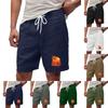 Мужские летние большие повседневные свободные спортивные брюки пляжные шорты