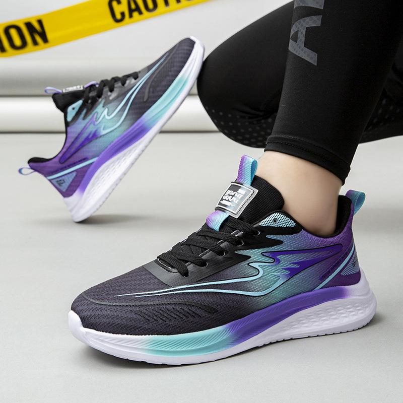 New Arrival Mesh Breathable Trendy Unisex Sneakers, Light Soft Sole Carbon Plate Running Shoes