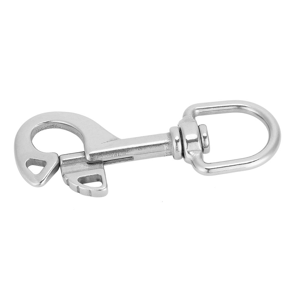 95mm 316 Stainless Steel Hook Swivel Snap Bolt Kit Scuba Diving Accessory