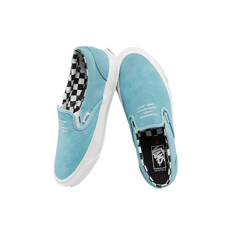 Ray Barbee x Leica x Vans OG Classic Slip-On LX Запечатлевая Путешествие Унисекс Кроссовки Синий Светло-синий VN0A45JK92S