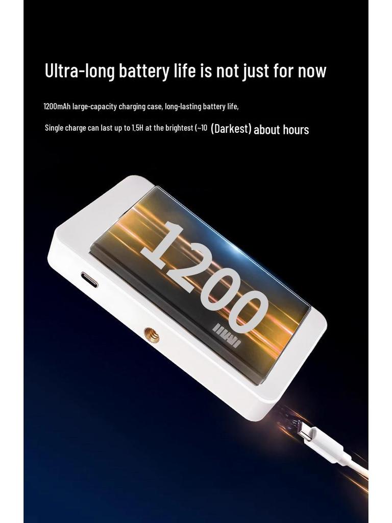 N19 Компактный трехцветный магнитный карманный заполняющий свет