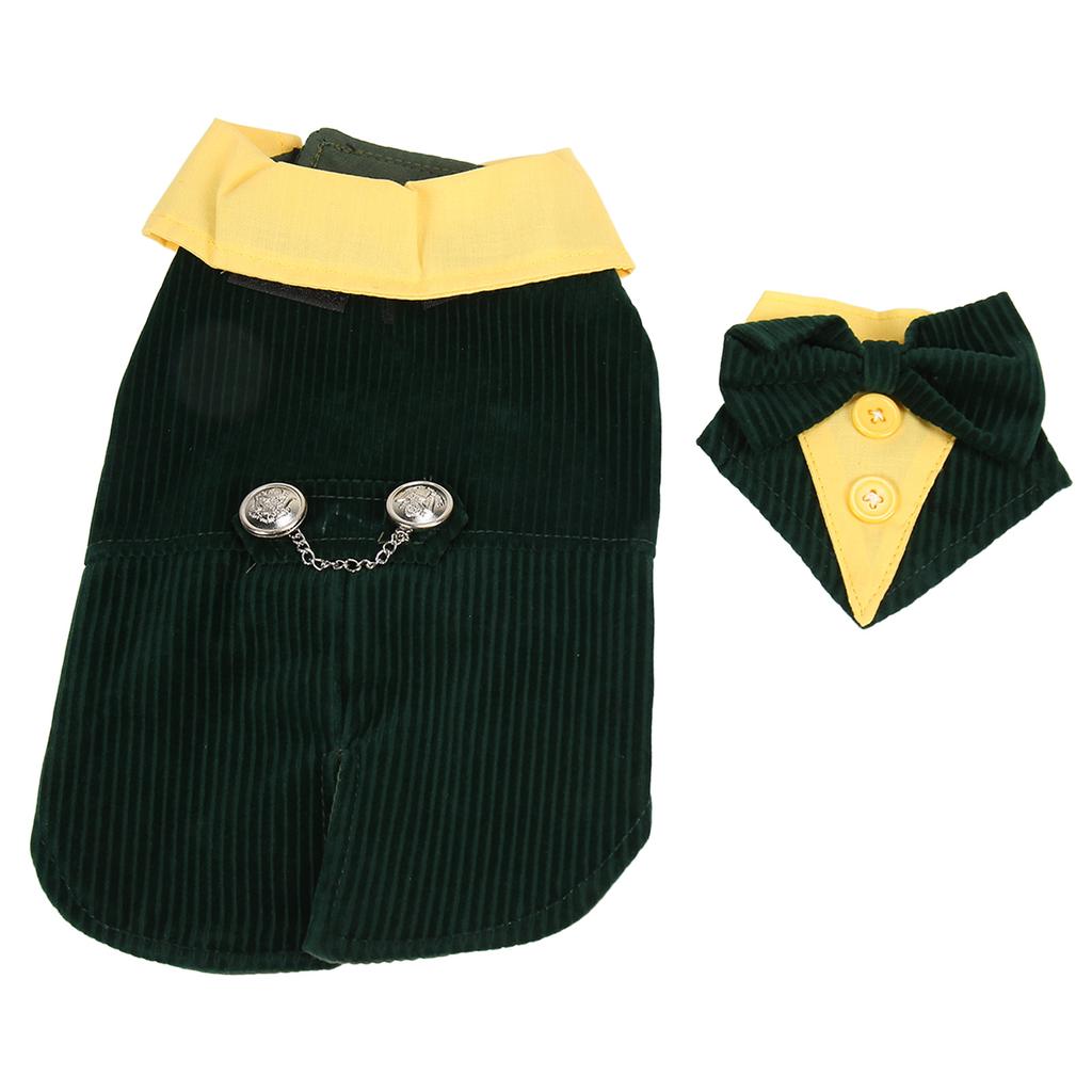 Dog Suit Costume Soft Comfortable Formal Bow Tie Dog Suit for Wedding Party Halloween Birthday Cosplay