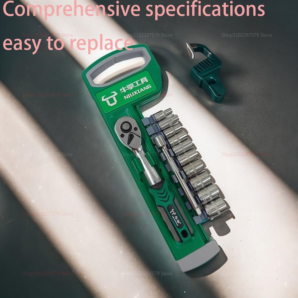 Инструмент Гаечный ключ Накидной Механик 1/2" Автомобильный Торцевой 1/4" 3/8" Инструменты Ремонт Трещотка Набор Ручной Гараж Мастерская Автомобильный