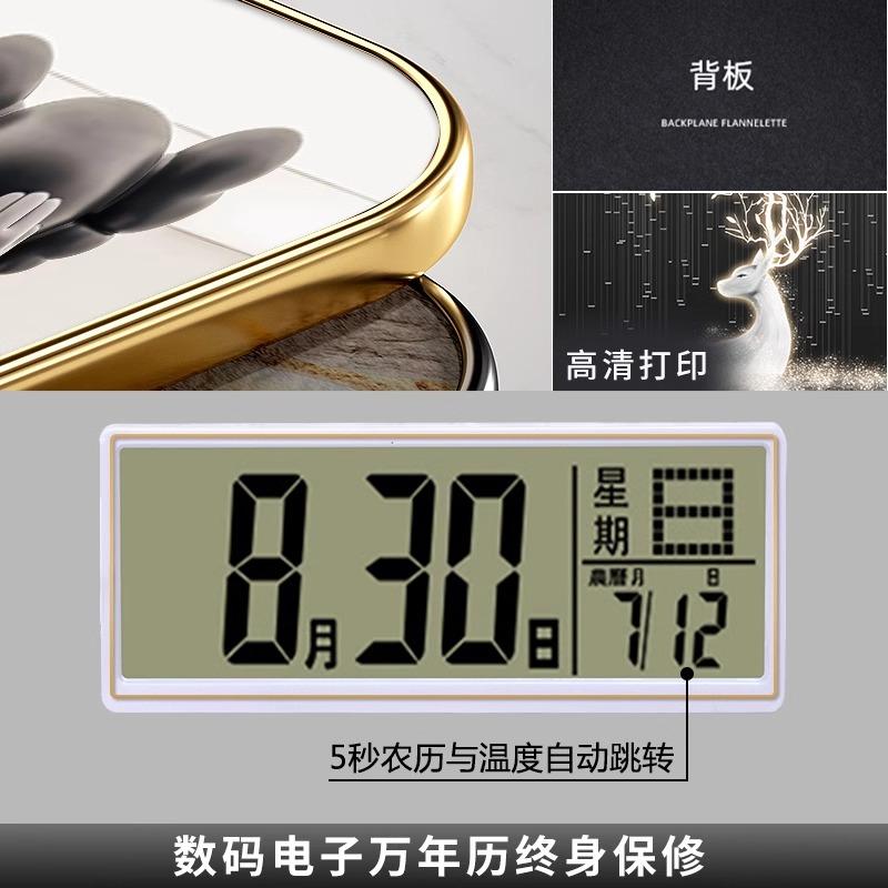 Современные настенные часы для домашнего декора, настенные часы для гостиной с подсветкой, креативные бесшумные часы