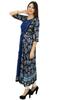 Bimba Womens 2 Piece Designer Flaired Kurta Printed Rayon Kurti Dress