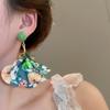Sweet Flower Dangle Earrings Exaggerated Petals Stud Earrings Romantic Beach Earrings  Vacation