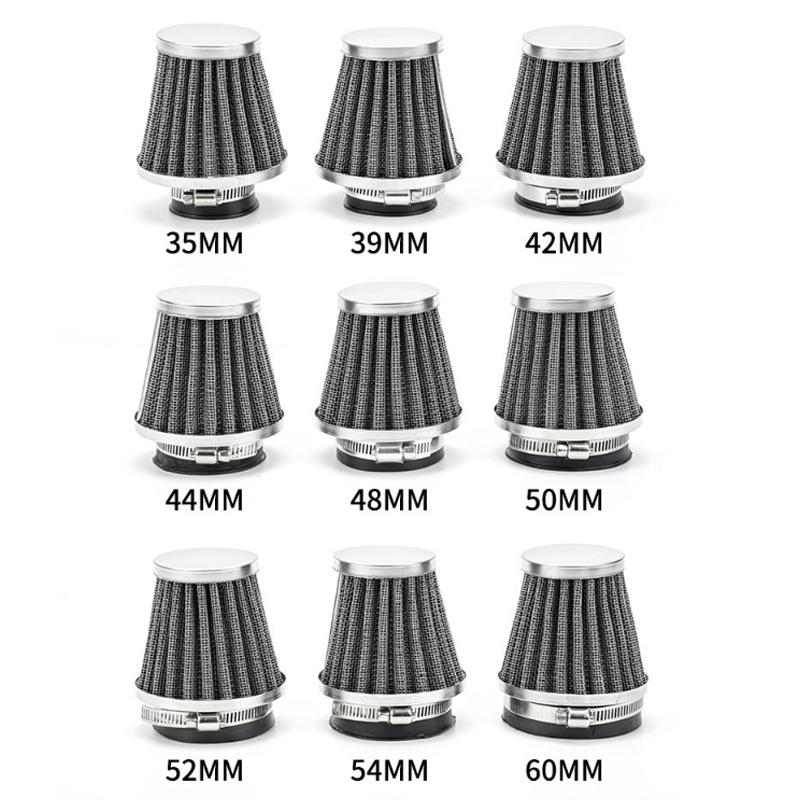 35mm-60mm Universal Motorcycle Air Filter Mushroom Head Filters Motorcycle Carburetor Air Intake Filter Cleaner Replacement