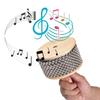 Cylinder Design Wooden Cabasa Metal + Wood Latin Percussion Instrument  For Cabasa
