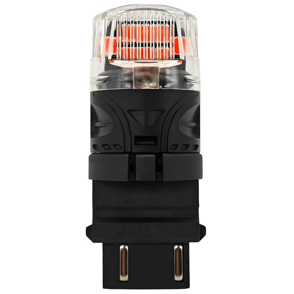 2 шт. светодиодная лампа P27/7W 3157 12V CANBUS 1800лм красная для бездорожья