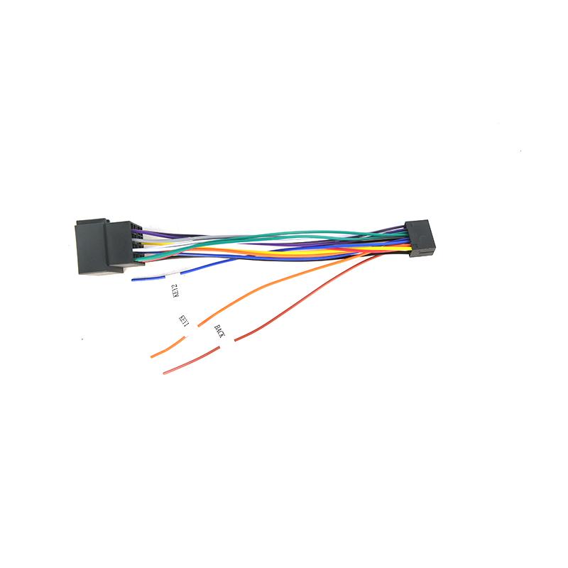 MEKEDE Universal ISO to 16-Pin Power Cord Adapter Harness Kit Accessory Wire for Android Car Radio Multimedia Harness Connection Radio Accessories 4