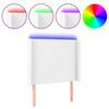 VidaXL LED Headboard Bedroom Furniture Single Bed Accessory Headboard Interior White 3123847