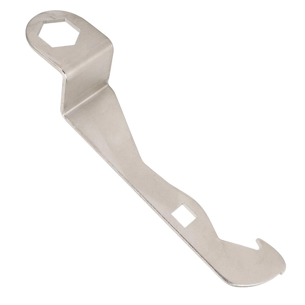Propeller Wrench Marine Grade 304 Stainless Steel 10in Length for 1‑1 16 Inches Hex Prop Nut 0.56 Inches Quadrilateral