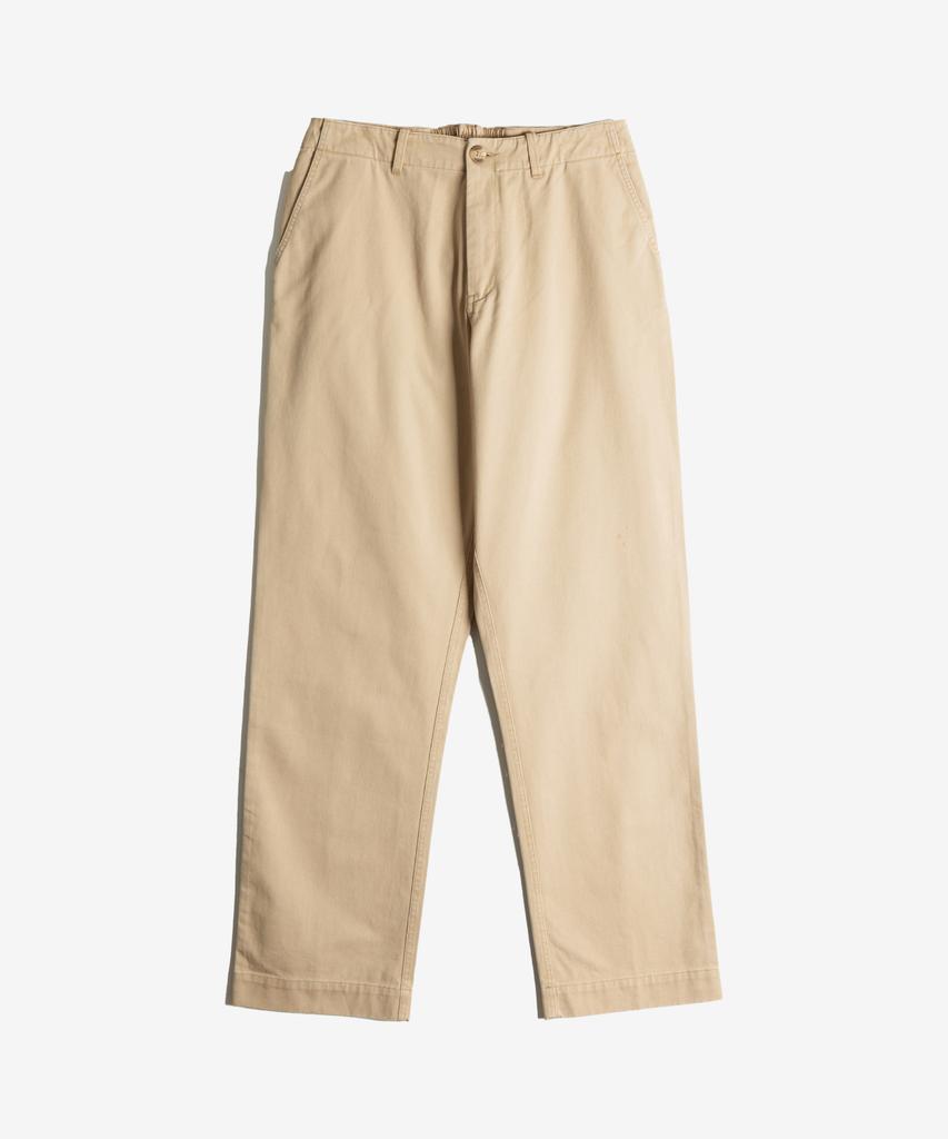 HEYSTE Faded Chino Pants Pale Khaki