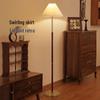 Retro Pleated Floor Lamp for Living Room or Bedroom - Eye-Protective, Luxury, and Simple Design