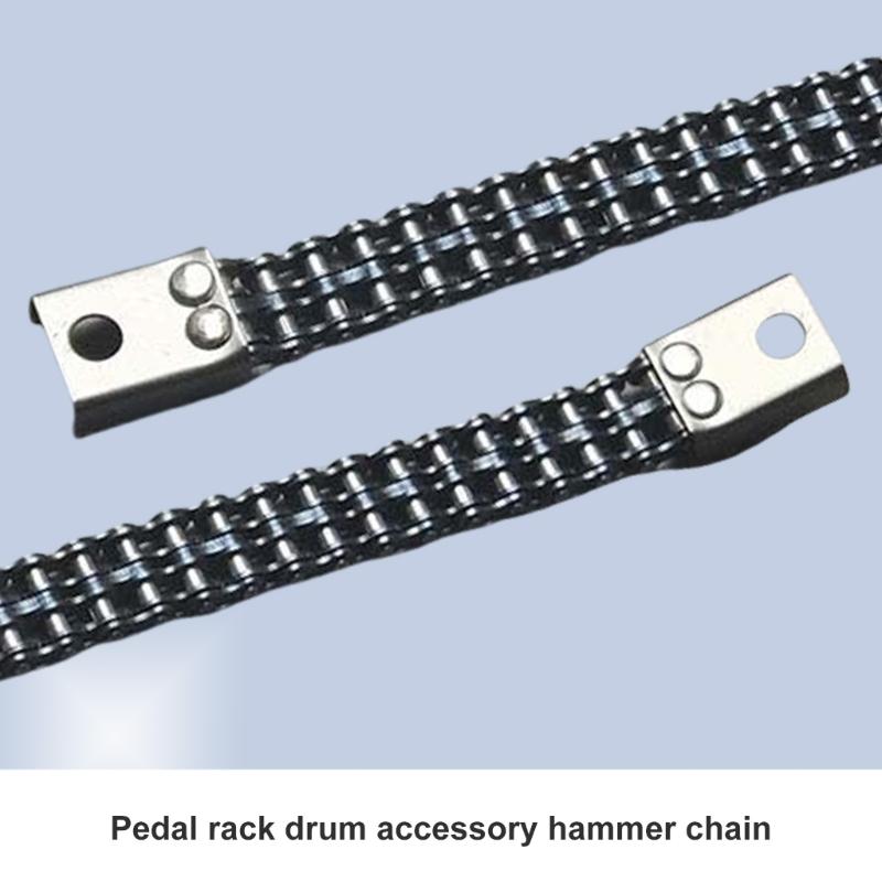 Нержавеющие барабанные аксессуары Цепь для педали барабана Замена Цепь для молоточка педали барабана Цепь для педали барабана Барабанные установки Цепь для педали