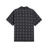 Puma Classics New Prep All-Over Print Fashion Versatile Soft Skin-Friendly Short Sleeve Shirt Unisex Shirts Black 627873-01