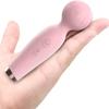 Cordless Silicone Wand Massager, Mini Handheld Massager With 10 Powerful Modes, Rechargeable Body Massager For Neck Back Shoulders Legs Feet