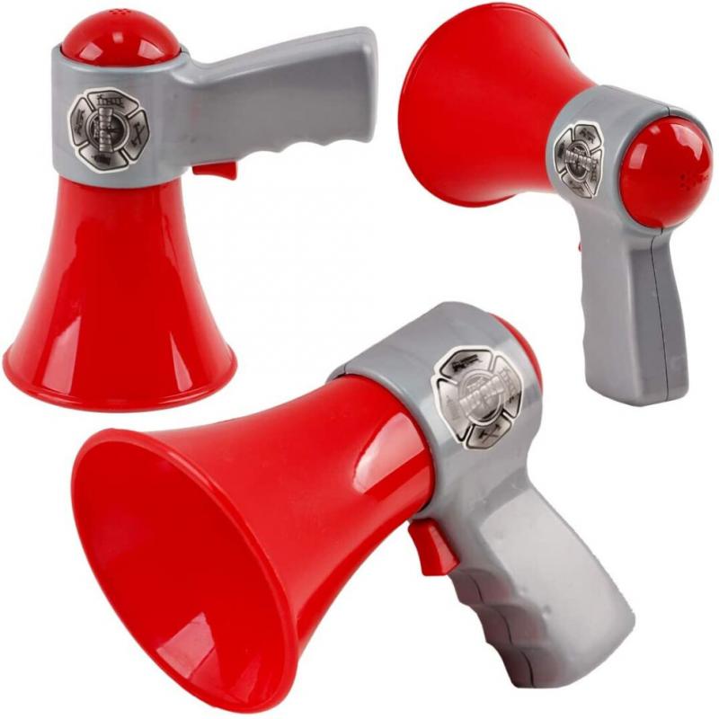 Washable Fireman Costume Set with 13 Fire Fighter Toy Accessories, Storage Backpack and Real Water Shooting Extinguisher - Great for Kids