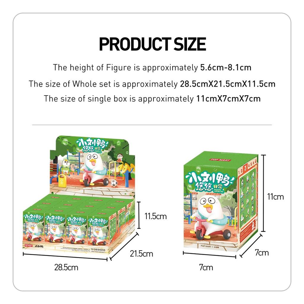 POP MART DUCKYO's Leisure Life Series [Assorted Box] Pop Mart Gachapon Blind Box Figure Plastic Model Premium Toy PVC Soft Vinyl Original Character