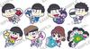 Pitacolle Rubber Strap 2nd Edition Box Osomatsu-san 8-Piece