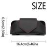PU Leather Auto Eyeglasses Storage Case Auto Sun Visor Glasses Holder  for Car Sun Visor