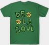 De La Soul Футболка с коротким рукавом Мужская Женская Унисекс S-3XL Зеленая Фан-арт Унисекс Футболка