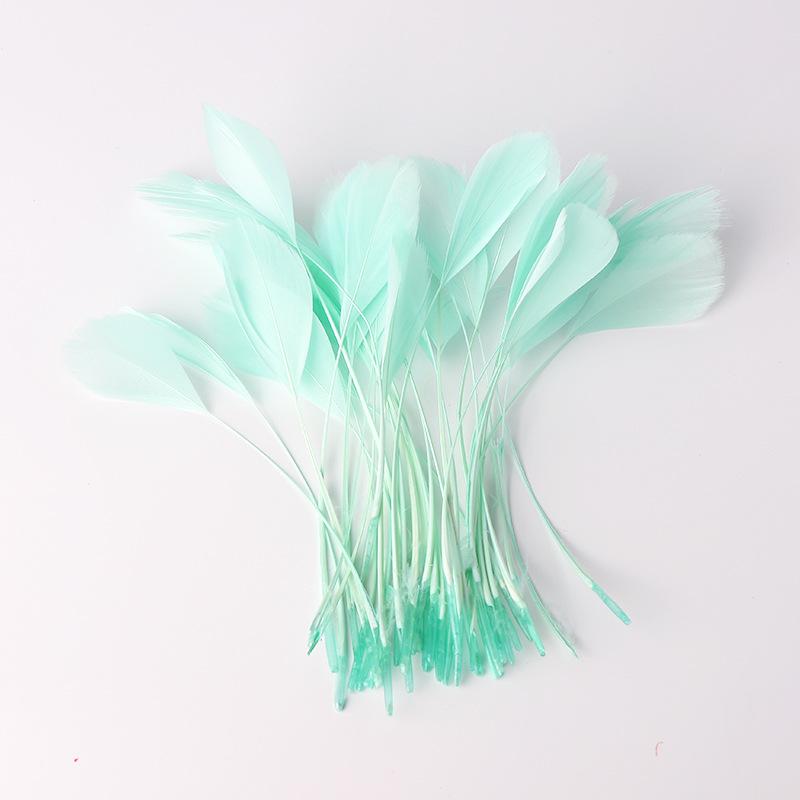 50Pcs22 Colors Optional Diy Handmade Feather Color Torn Large Floating Feather Goose Feather Jewelry Accessories Craft Decoration Materials