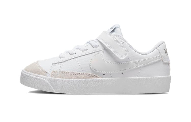 Nike Кроссовки Blazer Low '77 Низкие Кеды для Скейтбординга Белые Детские Возраст 3-7 Лет DA4075-110