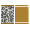 Torchons - Lot De 2 - 50 X 70 Cm - 100% Coton Absorbant - Cuisine Chic Marron