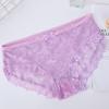 Trendy Hollow Sleepwear Comfortable Perspective Lace Sexy Ladies Briefs Panties Underpants Daily Wear Women
