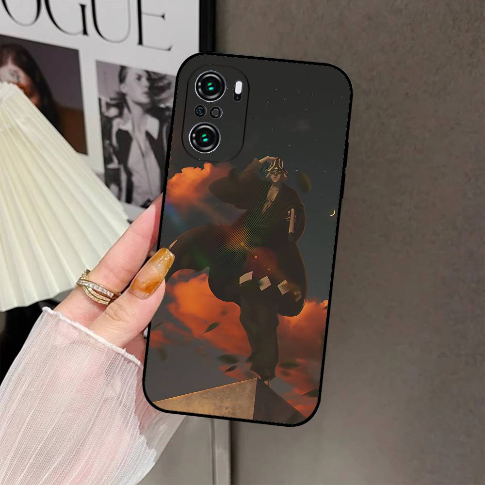 Чехол для телефона Bleach Anime Л-Кисуке Урахара Черный чехол для телефона для Xiaomi 11 12 Redmi Note 11 5G 8T 9A 9 10T Note8Pro Note9 12S Ultra