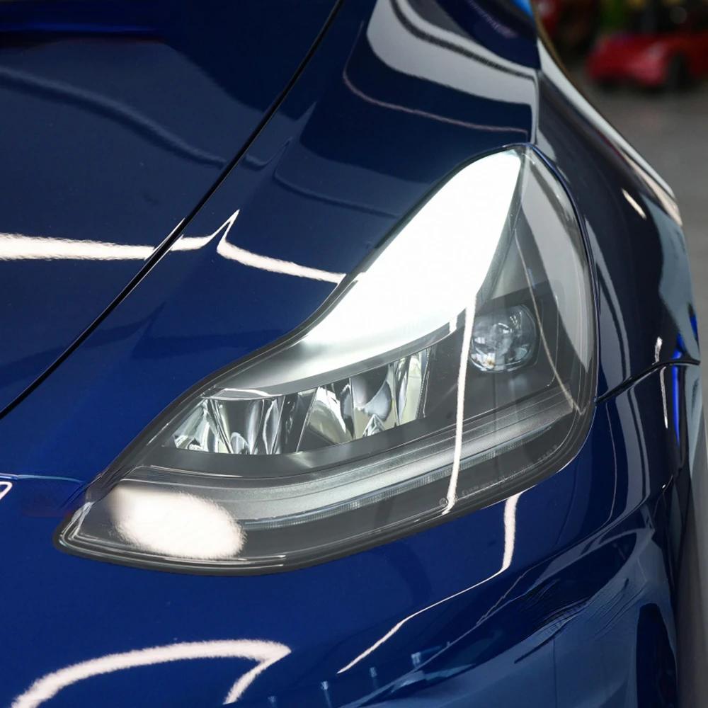 For Tesla Model 3 Y Model X S 2015-2025 HD Car Headlight Protective Film TPU Sticker Headlamp Taillight Fog Lamp Protective Film