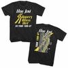 Bon Jovi Slippery When Wet Tour 1986 Мужская футболка Рок-группа Альбом Музыкальный мерч