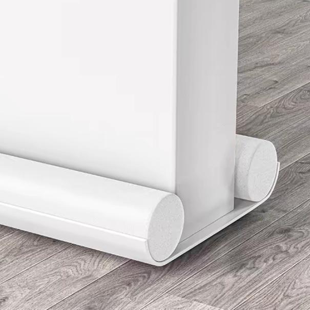 37-Inch Leather Foldable Flexible Household Rubber Door Bottom Sealing Strip Guard Draft Stoppers for Draft Prevention