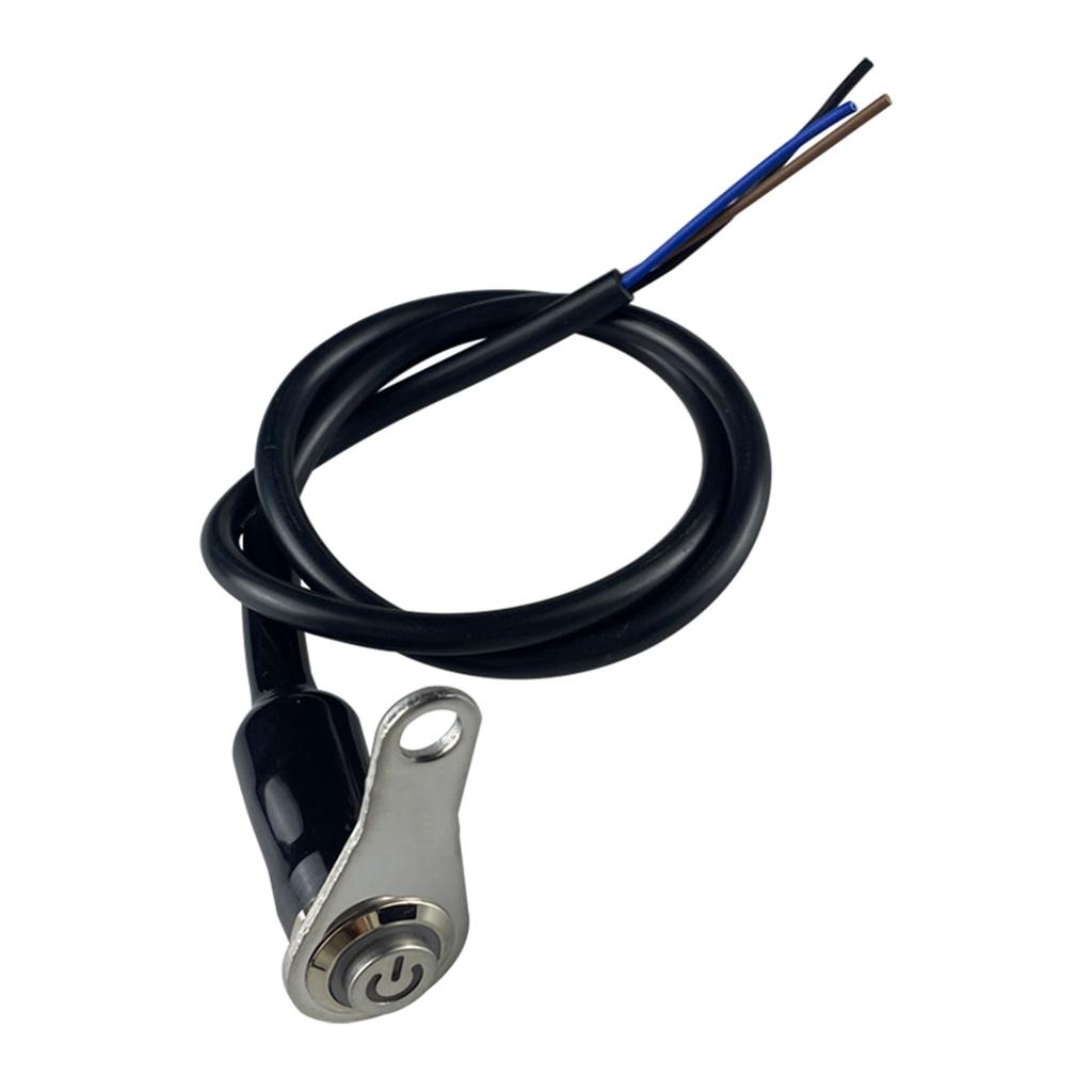 Мотоциклетный руль переключатель самовозврат кнопка сброса алюминиевый сплав для клаксона двигатель запуск выключатель водонепроницаемый