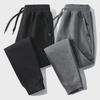 Men's Trendy Loose Straight Sweatpants - Cuffed Workwear Casual Trousers for Spring & Summer, Large Sizes Available