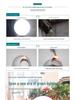 Водонепроницаемый уличный столб с LED-подсветкой и сферическим акриловым плафоном