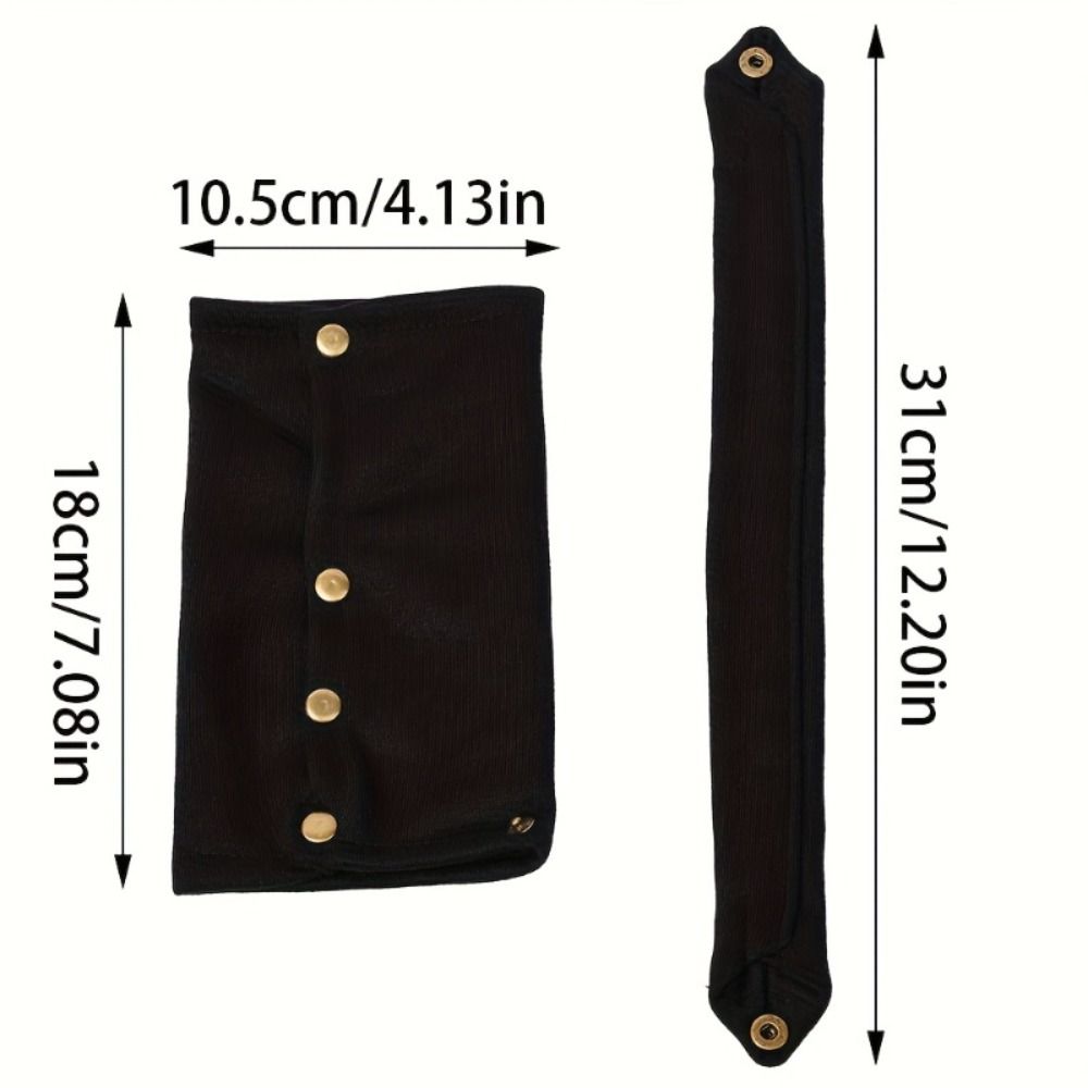 Decorative Design Fingerless Gloves Warm Hip Hop Gloves Y2K Street Dance Gloves Streetwear Fashion