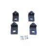 EHL25+EHL26 Headlight Holder Mount Repair Bracket Tab Set Left Right Side for VW Touran MK1 2003-2010 Caddy MK3 2004-2010 Pre-Facelift 1T0998225