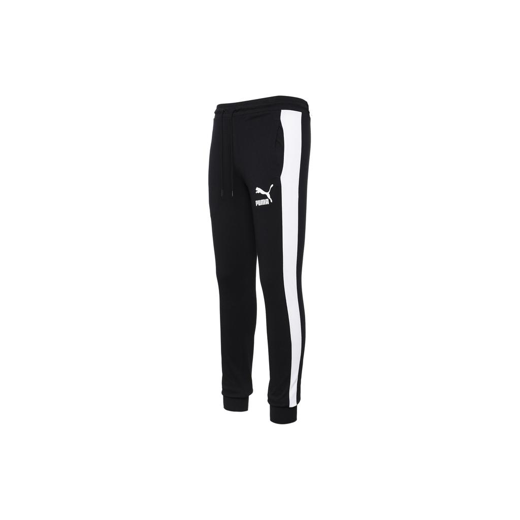 Puma Comfort Knit Sweatpants Men Bottoms Black 597471-01