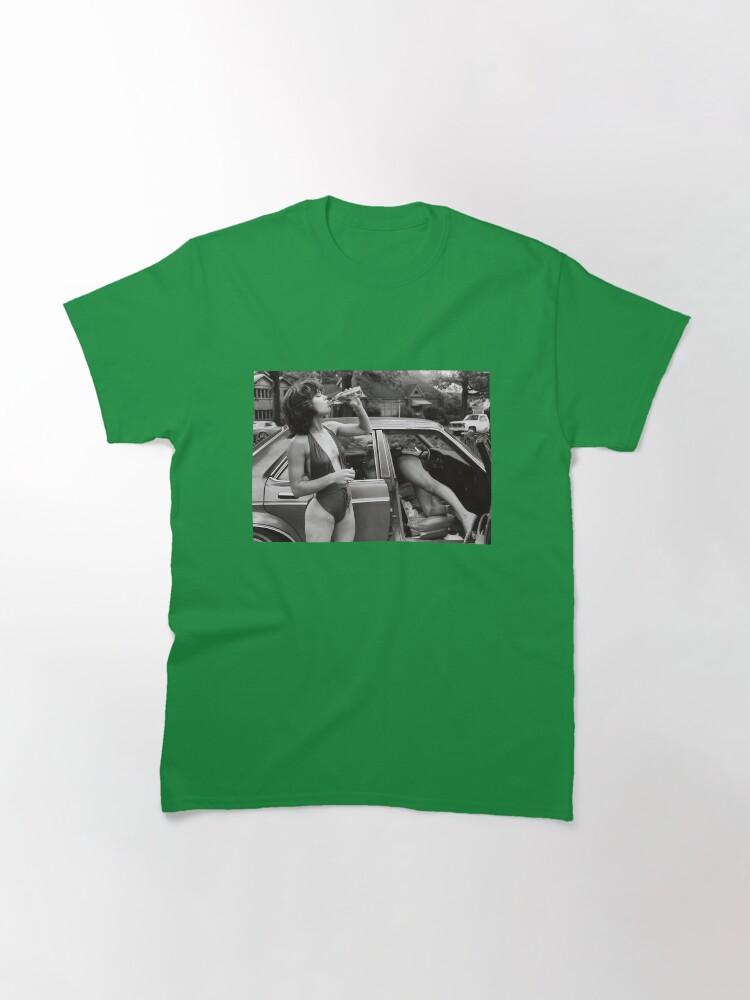 Jane Birkin Jane Birkin Drinking Wine in Paris Classic T-Shirt