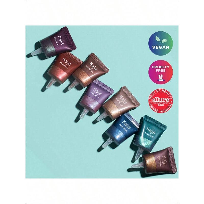 Тени для век Kaja - Moon Crystal Sparkling Eye Pigment 8.22мл, Мерцающий коричнево-тауповый финиш, Высокопигментированные, Стойкие, Гладкая текстура, Легко