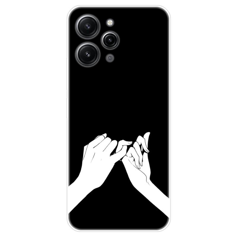 Для Xiaomi Redmi 12 Redmi12 4G Чехол Мягкая силиконовая задняя крышка Чехол для телефона с рисунком из мультфильма Креатив