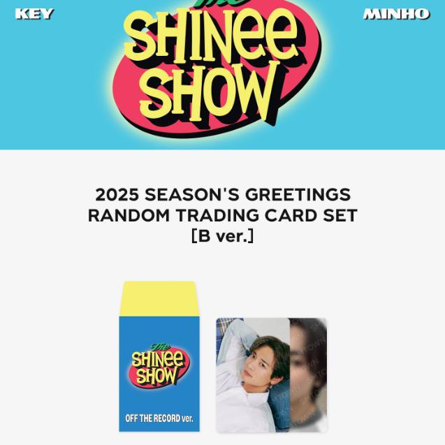 Предварительный заказ случайной коллекционной карточки SHINee 2025 Season's Greetings