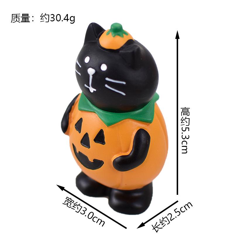 New!Japan Zakka 2023 Halloween Japan Decor Bookshelf Decoration Collectible Home Decor Resin Craft Ornaments Scene Decoration
