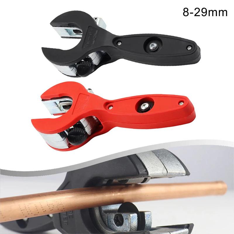 8-29Mm Tube Pipe Cutter Stainless Steel Copper Aluminium Ratchet Scissors Tube Cutter Pvc/Pu/Pp/Pe Hose Cutting Hand Tools