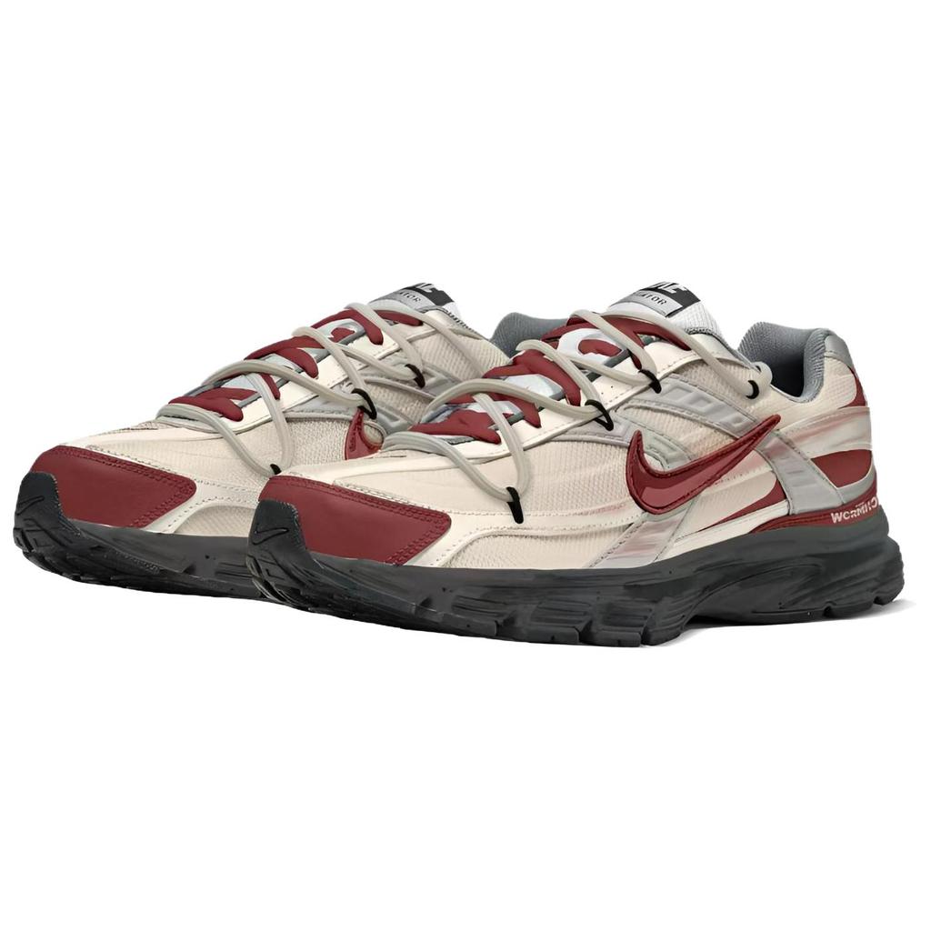 Nike Initiator Abrasion Resistant Low top Casual City Commuting Running Shoes Men's Beige Red IO7609-101(Team1957-)